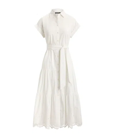 Ralph Lauren Minimalist Shirt Dress In White