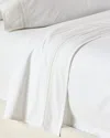 Ralph Lauren Miriah 200 Thread Count Percale Queen Flat Sheet In White