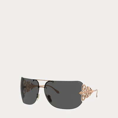 Polo Ralph Lauren Ralph Lauren Woman Sunglass Rl7086 In Dark Grey