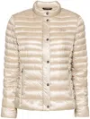 Ralph Lauren Mock-neck Down Jacket In Neutrals