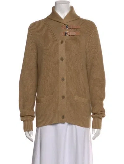 Pre-owned Ralph Lauren Mock Neck Sweater In Brown