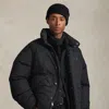 Ralph Lauren Mockneck Down Jacket In Black