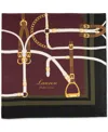 Ralph Lauren Modern Belting Square Silk Scarf In Brown