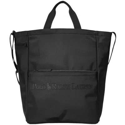 Ralph Lauren Modern Tote Bag Black In Red