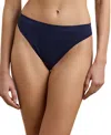 Ralph Lauren Monogram Mesh Jacquard Thong 3-pack Underwear, 4l0184 In Blk,nvy,lhttruf