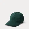 Ralph Lauren Monogram Twill Ball Cap In Green