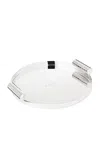 Ralph Lauren Montgomery Round Tray In Silver