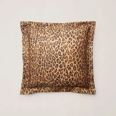 Ralph Lauren Montgomery Throw Pillow In Tan In Animal Print