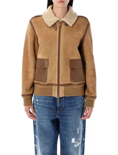 RALPH LAUREN RALPH LAUREN MORRISON SHEARLING JACKET