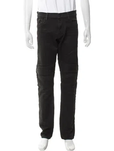 Pre-owned Ralph Lauren Moto Pants In Black