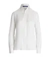 Ralph Lauren Cormac Stripe Tonal Jacquard Shirt In White