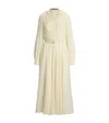 Ralph Lauren Pleated Button-up Midi Dress