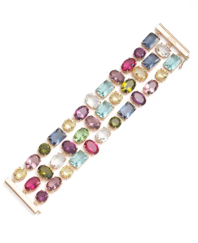 Ralph Lauren Multi-stone 3-row Flex Bracelet