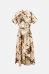 Ralph Lauren Donatella Multi Diary Of A Collection Silk Shirtdress In Multi