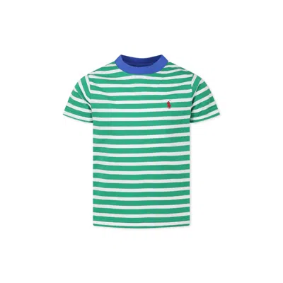 Ralph Lauren Kids' Multicolor T-shirt For Boy With Horse