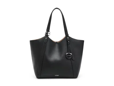 Ralph Lauren Nappa Leather Large Tasha Tote Bag Tote Handbags Black