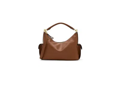 Ralph Lauren Nappa Leather Small Blaike Shoulder Bag Shoulder Handbags Lauren Tan: One Size In Brown