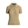 Ralph Lauren Natrissa Short Sleeve Pullover In Brown