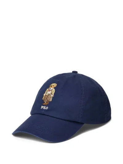 Ralph Lauren Navy Blue Bear Baseball Hat