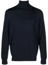 Polo Ralph Lauren Turtleneck Wool Sweater In Blue