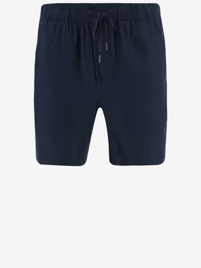 Ralph Lauren Navy Blue Linen Prepster Short