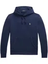 Polo Ralph Lauren Polo Pony-embroideredcotton Hoodie In Navy Blue