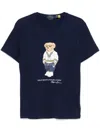Ralph Lauren Polo Bear T-shirt In Navy Blue
