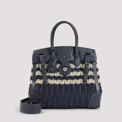 Ralph Lauren Navy Blue Ricky 33 Satchel
