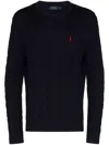 Polo Ralph Lauren Pony Sweater In Navy Blue