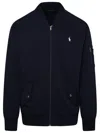 RALPH LAUREN NAVY COTTON BLEND SWEATSHIRT