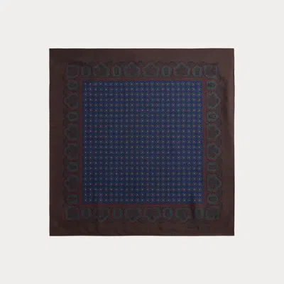 Ralph Lauren Neat Silk Twill Bandanna In Multi