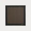 Ralph Lauren Neat Silk Twill Pocket Square In Green