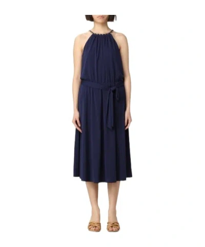 Ralph Lauren Neck-hanging Dress In Blue