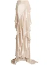 Polo Ralph Lauren Neeva Maxi Skirt In 中性色