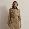 Polo Ralph Lauren Niles Cotton Twill Trench Coat In Icon Tan