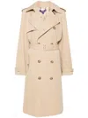 Shop Polo Ralph Lauren Niles Trench Coat In Brown