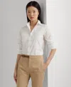 Ralph Lauren Non-iron Straight-fit Shirt In White