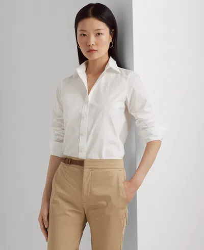 Ralph Lauren Non-iron Straight-fit Shirt, Regular & Petite In White