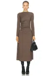 Ralph Lauren Nora Dress In Brown