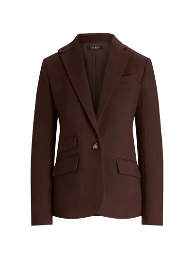Ralph Lauren Notched-lapels Tailored Blazer In Brown