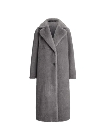 Ralph Lauren Notched-lapels Coat In Gray