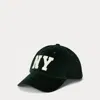 Ralph Lauren Ny Patch Corduroy Ball Cap