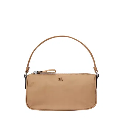 Ralph Lauren Nyln Mini Bg Pouch Medium In Khaki Khaki