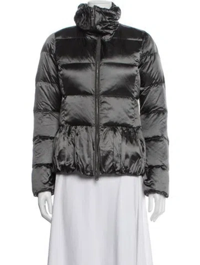 Pre-owned Ralph Lauren Nylon Down Jacket In Grey