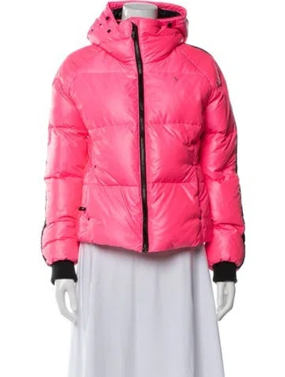 Pre-owned Ralph Lauren Nylon Down Jacket In Pink