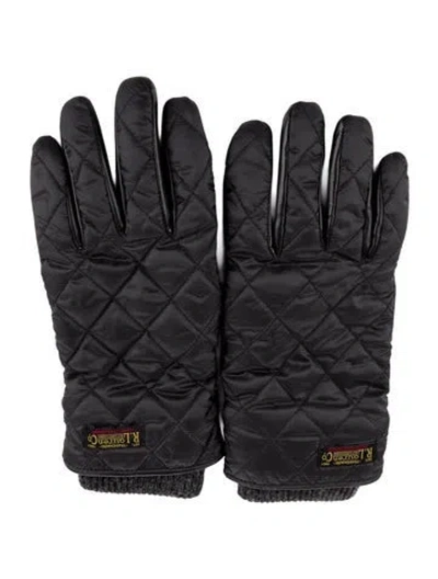 Pre-owned Ralph Lauren Nylon Gloves In Black