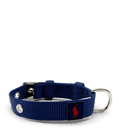 Ralph Lauren Nylon Polo Pony Pet Collar