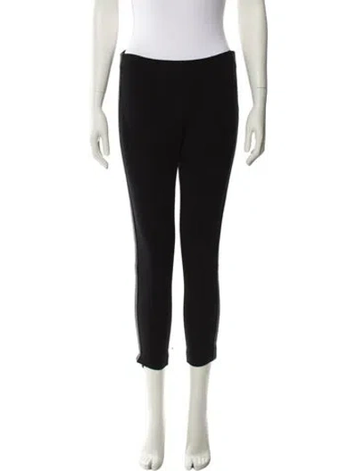Pre-owned Ralph Lauren Nylon Skinny Leg Pants In Black