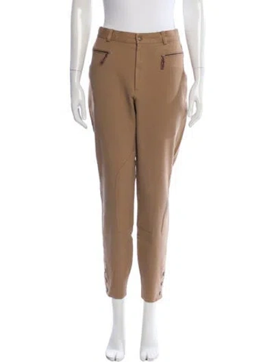 Pre-owned Ralph Lauren Nylon Straight Leg Pants In Neutral