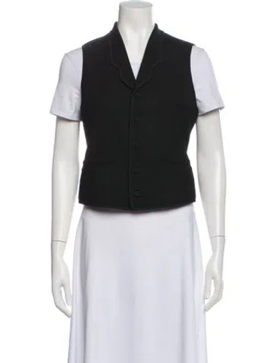 Pre-owned Ralph Lauren Nylon Vest In Black